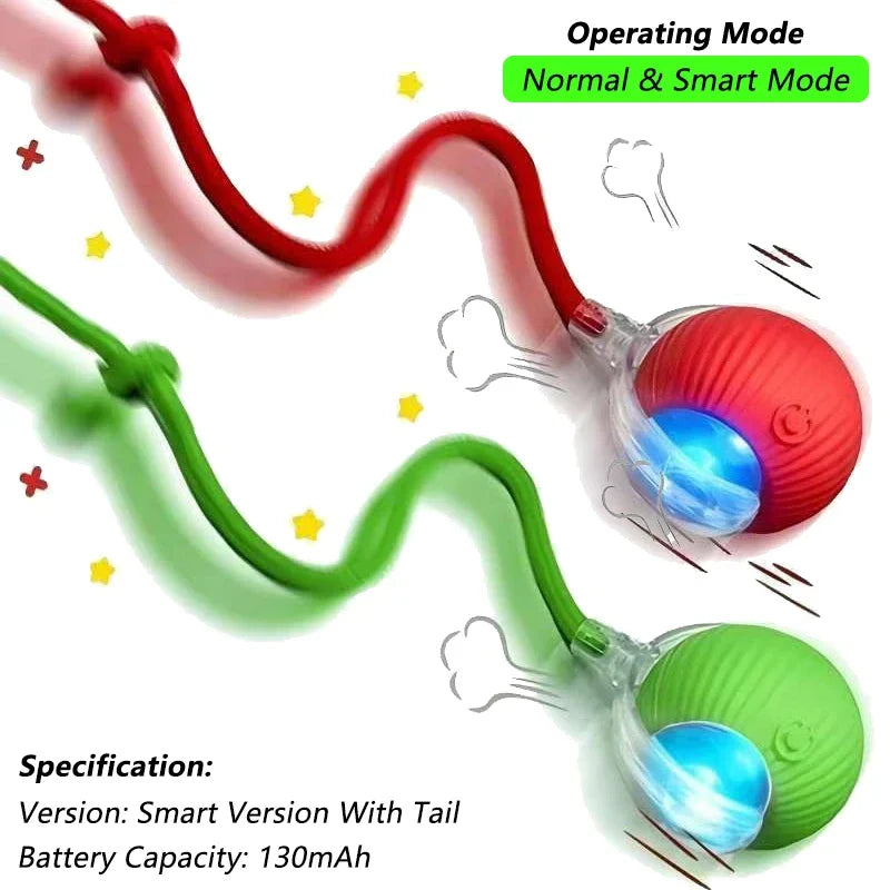 Automatic Rolling Ball with Tail