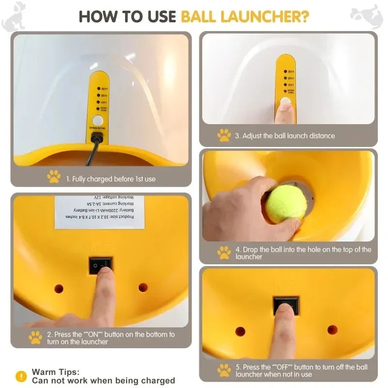 Automatic Dog Ball Launcher – Interactive Fetch Machine