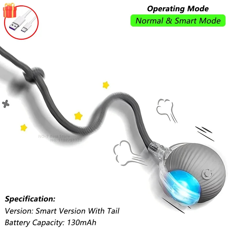 Automatic Rolling Ball with Tail